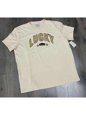 Lucky Brand Men's Venice Burnout T-Shirt XL NWT Short Sleeve Distressed Look